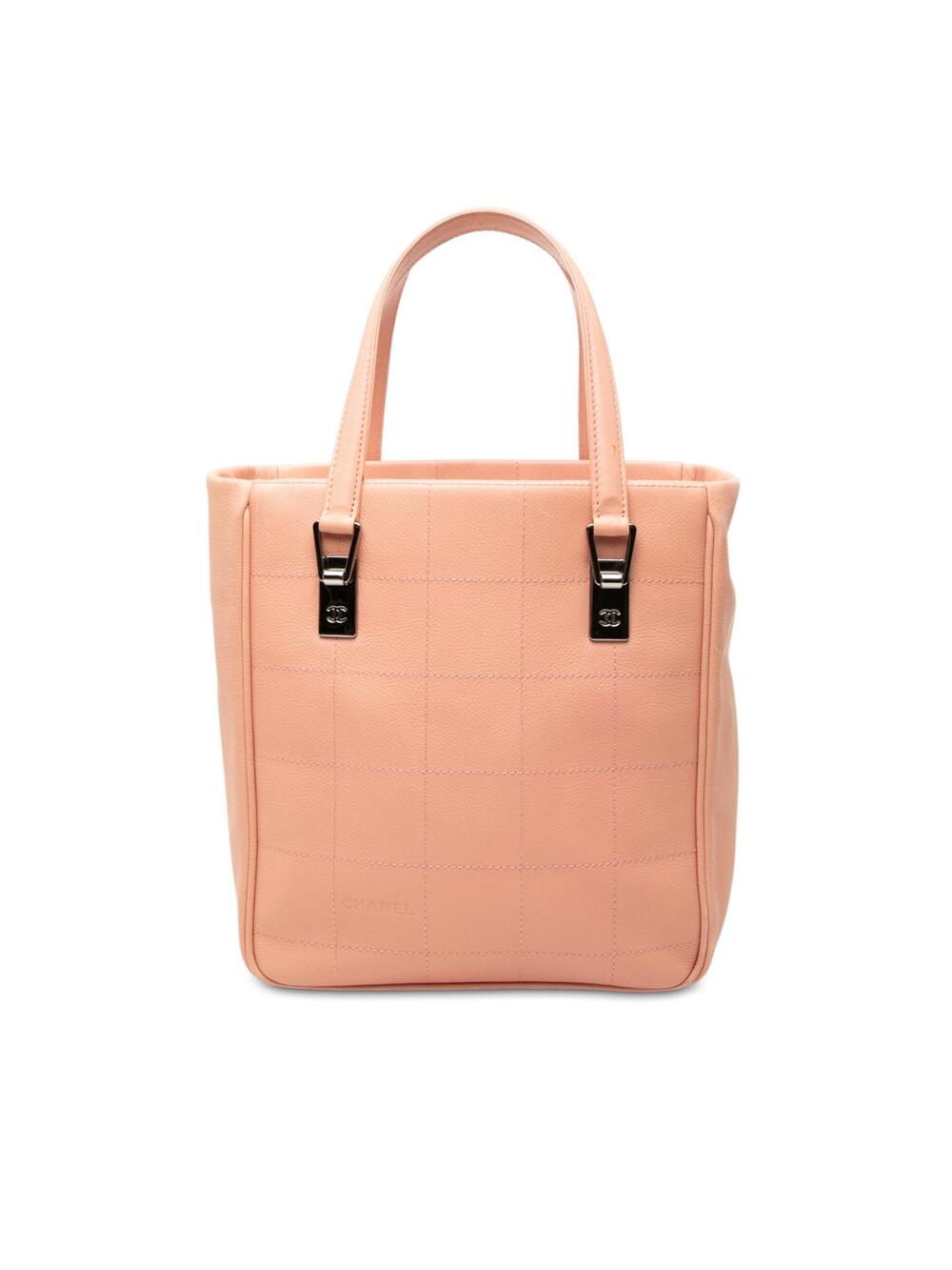 Chanel Cc Chocolate Bar Caviar Tote #341598C10B